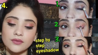 How  apply step by step eyeshadow  Beginners guide  shystyles [upl. by Normie]