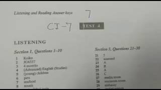 HOMESTAY APPLICATION ANSWER KEY CAMBRIDGE IELTS TEST 4 LISTENING ANSWER KEY [upl. by Rubio361]