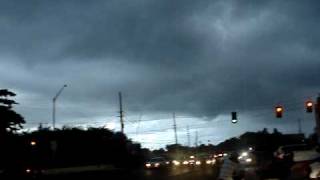 Tromba Marina waterspout Luquillo Puerto Rico [upl. by Ydnahs]