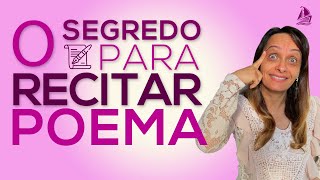 Recitar poema  Sarau  Como ler melhor  Como declamar poesia [upl. by Heaps268]