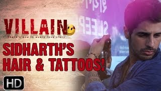 Ek Villain  Secret behind Sidharths Hair amp Tattoos [upl. by Akeem]