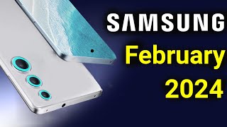 Samsung Top 5 UpComing Phones February 2024  Price amp Launch Date in india [upl. by Abbot]