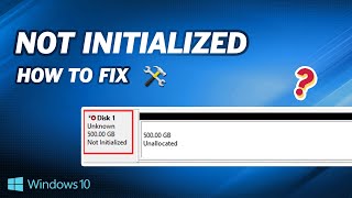 How to Fix External Hard Drive Not Initialized [upl. by Cheadle]