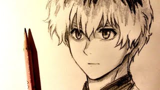 ASMR  Pencil Drawing 115  Haise Sasaki Request [upl. by Enyahc]