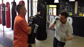 Cross Fit Training Punchfit  Man Shields  Punch Equipment [upl. by Demaggio]