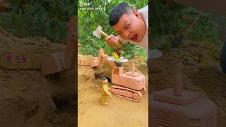 मधुमक्खी के दो टुकड़े कर दिये 🥹🌈🍭mini wood toyWood working art skill Wood hand crafts shorts [upl. by Chassin]