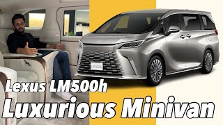 Back Seat of Most Luxury Minivan Lexus LM500h  Review and Price in Japan [upl. by Enilorak]