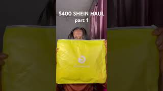 400 SHEIN HAUL part1 sheinhaul shein shein2024 sheinforall sheinunboxing sheingals subscribe [upl. by Bosson]