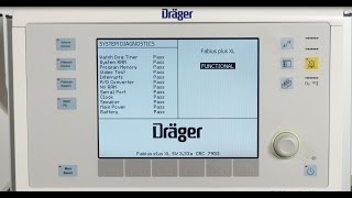 Dräger Fabius plus XL  Daily checkout procedure [upl. by Welcome794]