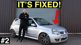 MY CLIO 182 IS FIXED FIRST PERFORMANCE MODS [upl. by Zurheide]