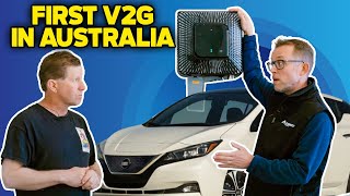 Its Now Legal To Use Your CAR To Power Your HOUSE Australias First BiDirectional EV Charger [upl. by Hurlow]