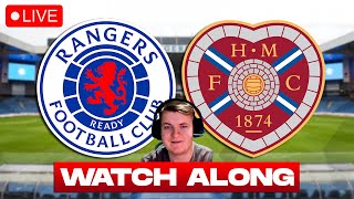 RANGERS v HEARTS Live Stream  Football Watch Along [upl. by Adyela]