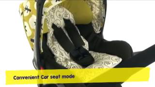 Cosatto Giggle Stroller Treet YouTube 2014 [upl. by Pazit]