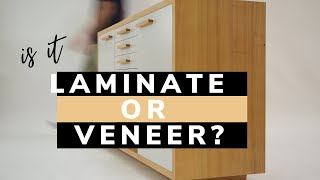 How to tell the difference between laminate and veneer Furniture Flippers NEED to know this [upl. by Drofliw450]