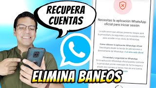 NUEVO WHATSAPP PLUS Ultima Versión ✅ ELIMINA Baneo Necesitas Instalar la versión Oficial 😱 [upl. by Meaghan]