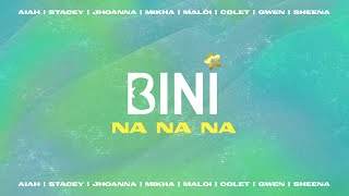 BINI  Na Na Na Lyrics [upl. by Leseil]