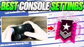 Champion BEST Settings amp Sensitivity  Rainbow Six Siege Console [upl. by Ardnik40]