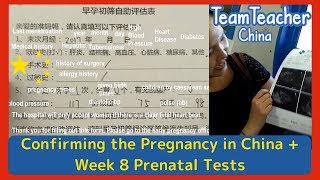 Pregnant in China Week 8 Prenatal Tests  Confirming the Pregnancy [upl. by Miller]