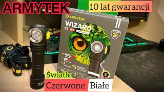 Najlepsza latarka czołowa z czerwonym światłem Armytek Wizard C2 WR  Unboxing🔦 [upl. by Annayi]