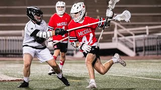 2023 CUFLA Baggataway Cup Semifinals McGill vs Carleton  Mens Lacrosse  Full Game [upl. by Athalee]