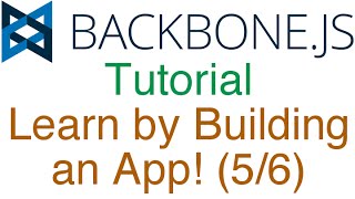 Learn Backbonejs Tutorial by Building a RESTful API App 56  GET and POST Requests to MongoDB [upl. by Nomed303]