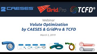 A Compressor Volute Optimization by CAESES  GRIDPRO  TCFD [upl. by Akapol905]