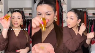 OLAPLEX NO 7 HAIR OIL HACK HAIRCARE HAIR SHORTS [upl. by Serrano]