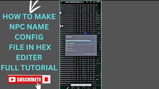 How to make Npc name for free fire in hex editerHow to make npc name config file [upl. by Anib586]