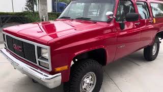 1991 red Suburban walk around [upl. by Chinua]