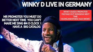 WINKY D LIVE IN GERMANY ICONIC PERFOMANCE [upl. by Yremrej]