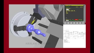 51  A PARAMETRESİYLE CNC PROGRAMI YAZIMI CNC PROGRAM WITH A PARAMETER [upl. by Analla150]