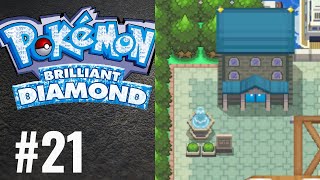 Jornada Pokémon Brilliant Diamond 21 Encrenca na Biblioteca [upl. by Leanahtan]