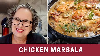 Easy Chicken Marsala Recipe  The Frugal Chef [upl. by Nitsua910]