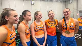 The Netherlands Lands 4x400m Relay World Champs Gold [upl. by Louise883]