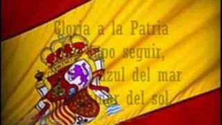 Himno Oficial de España Marcha Real Letra [upl. by Gervais]