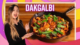 DAKGALBI receita coreana de frango frito picante 🔥🔥🔥  GoHanCOOK [upl. by Schatz]