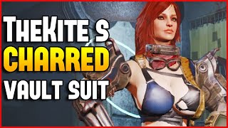 Fallout 4 Clothing Mods Charred Vault Suit 2K HD [upl. by Kurtis]