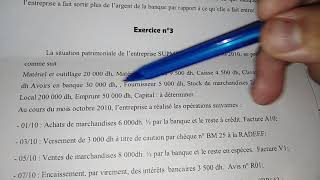 Exercice Comptabilité générale  Journal  Compte Shématique  Balance [upl. by Ping]