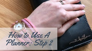 When amp Where to Check Your Planner  How to Use A Planner Step 2 [upl. by Eibmab829]