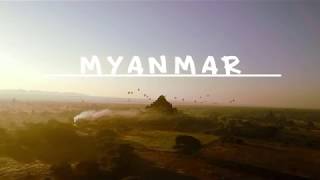 Myanmar  Bagan Mandalay and Yangon  Drone view [upl. by Scarlett]