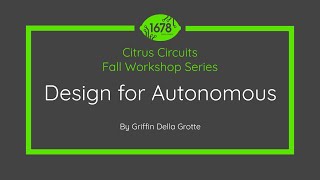 Design For Autonomous  2023 Fall Workshops [upl. by Graniela]