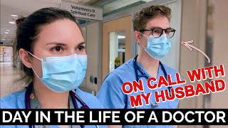 DAY IN THE LIFE OF A DOCTOR NIGHT SHIFT WITH MY HUSBAND [upl. by Delogu476]