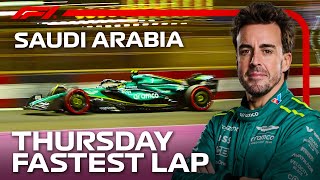 Alonsos Fastest Lap  Thursday  FP2 2024 Saudi Arabian Grand Prix [upl. by Salim]