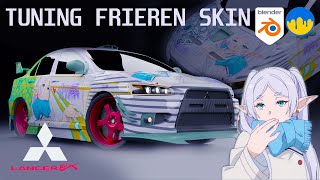 Blender3dcoatTuning mitsubishi lancer Frieren [upl. by Ranip524]