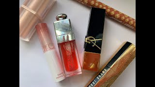 All the new lip products I tried recently  May 2024 [upl. by Enej508]