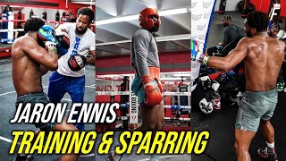 Jaron Ennis Training amp Sparring [upl. by Nordek]