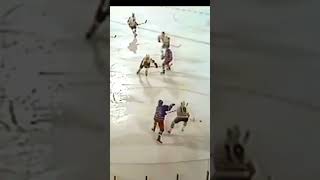 Denis Savard Spinorama  Oct 1988  Chicago Blackhawks vs New York Rangers shorts hockey 80s [upl. by Hyacinthe]