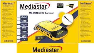 فتح علبة جهاز استقبال الأقمار الصناعية Mediastar MSMini 2727 Forever [upl. by Braasch343]