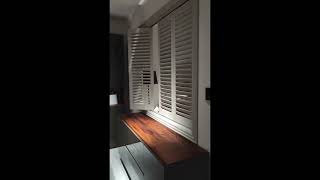 Custom Plantation Shutters  Sandbrushed Finish [upl. by Luelle521]