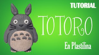 Tutorial Totoro en Plastilina  How to make a Totoro with Clay [upl. by Ulises]